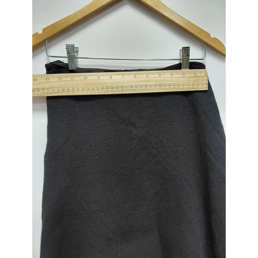 LAFAYETTE 148 NEW YORK Wool Skirt Black Solid Lined Size 4 - Picture 9 of 10
